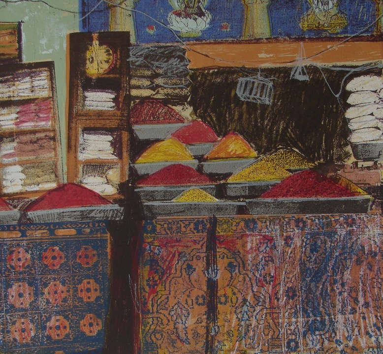 The Spice Market 26x28cms